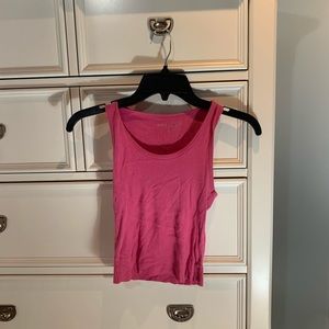 pink cropped tank